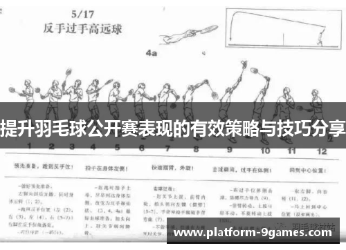 提升羽毛球公开赛表现的有效策略与技巧分享